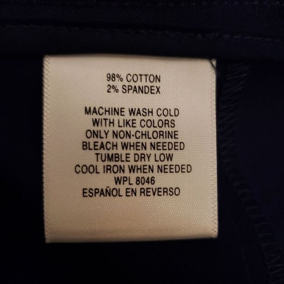 Maison Jules Navy Chino Shorts Sz 10 - Picture 5 of 6